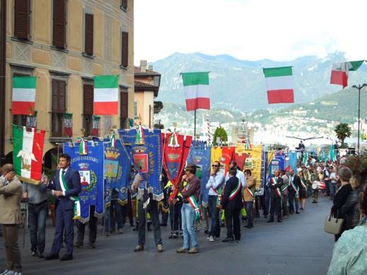 The Gruppo Alpini Festival - not the slickest of parades but lots of fun