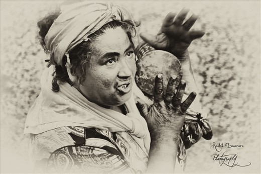  She was telling her story of a hard life, losing her one and only child.