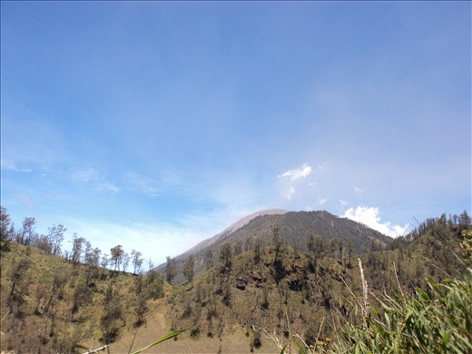 Semeru mountain 3676 masl with the top called Mahameru.