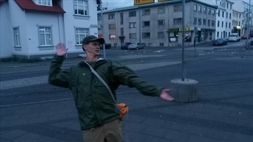 Ah... the good old caption game that we love to play. While discussing what games to play with our students learning English we realized we could play this game with them!! The caption to this picture is, 