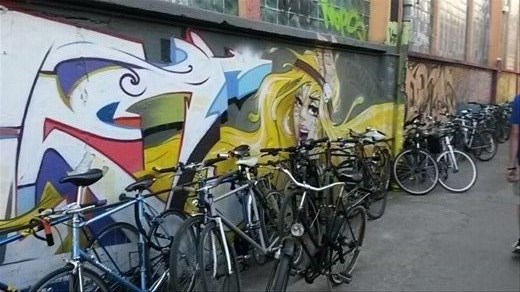 Some of the neat street art/graffiti around Friedrichshain