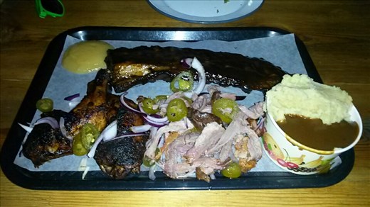 That bomb BBQ tray recommended by our friend Dwight.