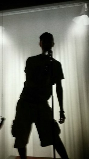 Found a Coca Cola advertisement with a microphone. That's Michael.