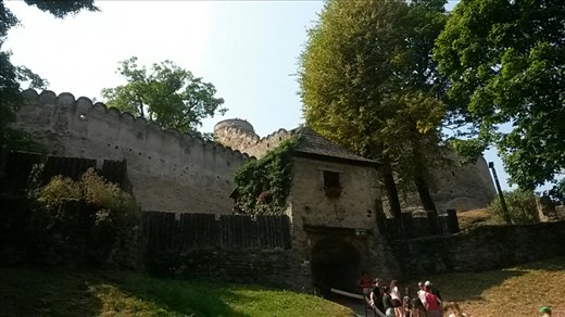 Front of castle Chojnik 