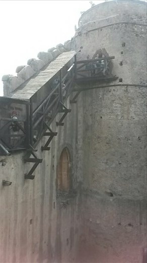 Climbing up to the watchtower