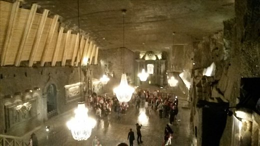 Saint Kinga cathedral, about 120 meters underground. 