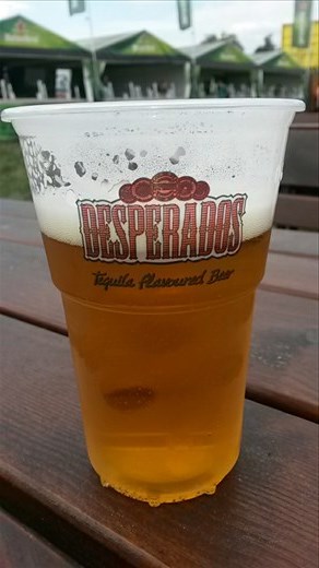 Tequila infused beer...we were skeptical but it was refreshing!