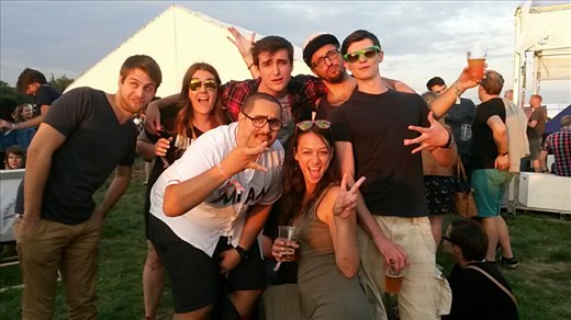 Our new friends! They were funny and great company! Safe to say we had a kickass night with thseveral crazy people!