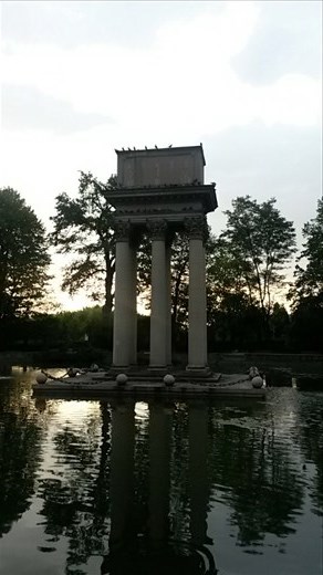 Mosoleum in a park in Tarnow. 