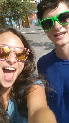 Michanel getting annoyed with Karmens selfies