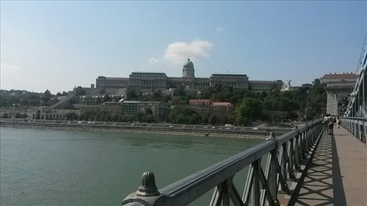 There are 4 bridges connecting the Buda side of Budapest to the Pest side of Budapest. This is a view from one of them. They were a lot of fun to walk down and check views from.