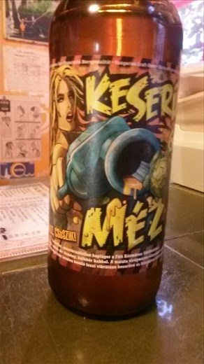 Our first craft beer in budapest. Sick label and it was a tasty brown ale.