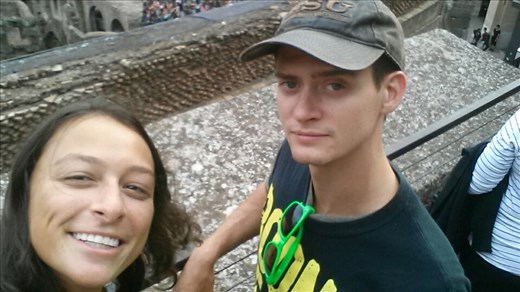 Coliseum selfie because we are both too shy to ask people to take a photo of us :p