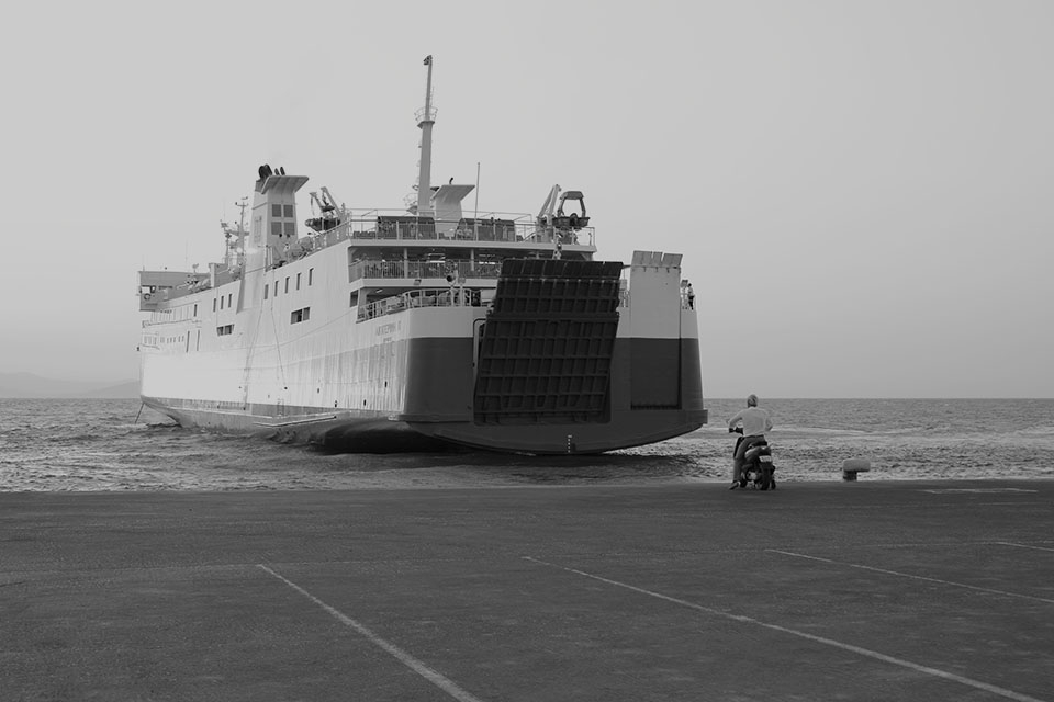 I truly felt the sadness when I saw this guy pull up to the wharf just as the boat was leaving. The sad part was seeing how upset he was. I wonder what would have delayed him. How important was it for him to be on that boat? I had to ask.