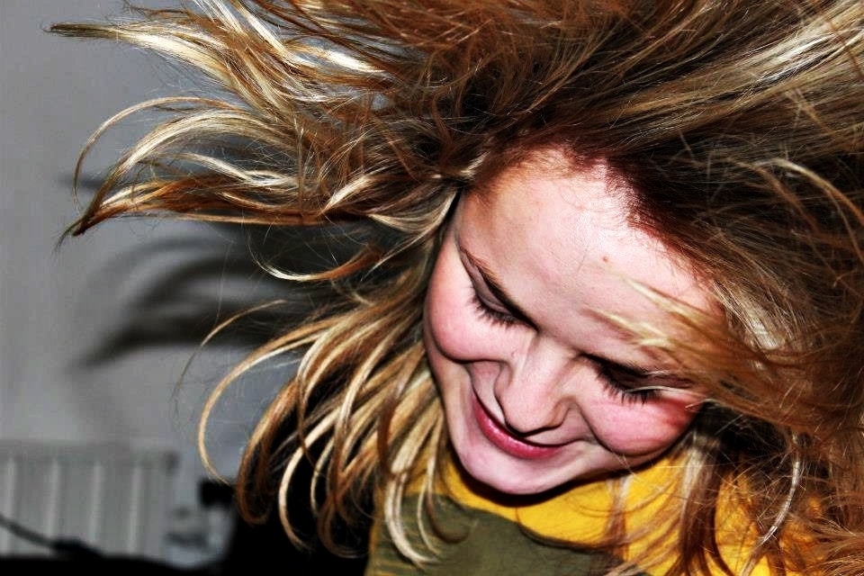 Kristina went through hard  times in life, but never lost her lust for life..