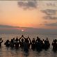 Morning dip is refreshing along with a prayer for SUN: by rajal, Views[165]