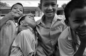 The burmese refugeee children at school all wanting to pose for the camera!: by rajiv85, Views[210]