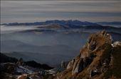 Rising so far above the surrounding forested hills the very tops of the Ciucas mountains offer some of the best views in the area. In the distance we can easily see the Bucegi Mountains.: by ralu, Views[235]