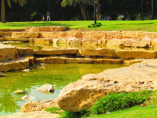 On the same day but a few miles away from the desert scene and lone bird, I came to this place in Riyadh. What a stark contrast! Looks like worlds away!