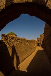 the alley toTamegroute's famous historical religious medrassa. : by ramiz, Views[304]
