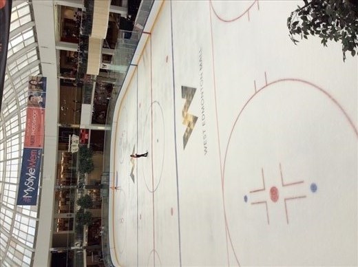 Ice rink in Edmonton Mall