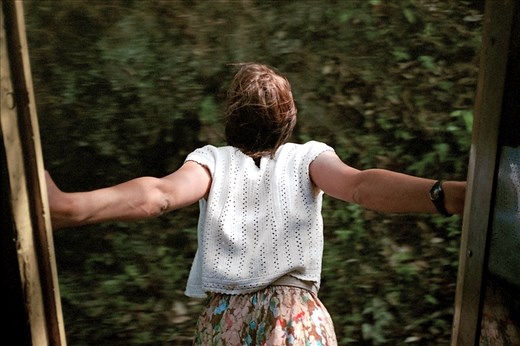 There seem to be no rules on trains here. Warm beer. Monkeys. Feet dangling.