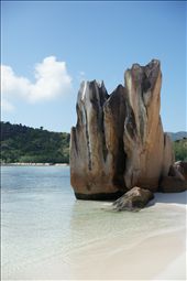 These formations stand boldly on the Baie Laraie shore of the island.: by raoulpinto, Views[600]