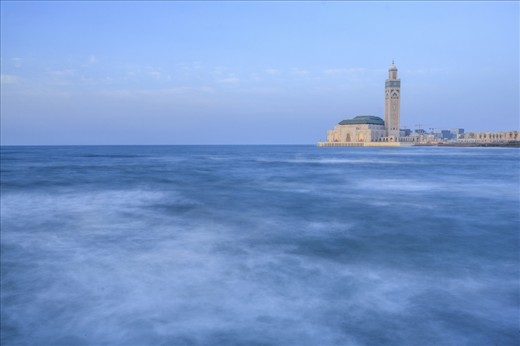 The mosque under the sunset.
