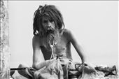 In Varanasi, there are a tribe of ascetic sadhus who have renounced their families and all worldly possessions in their search of god. They are the Aghoris. Even among sadhus, they are an extreme lot, with a number of taboo rituals and practices. : by ravipatel, Views[1147]