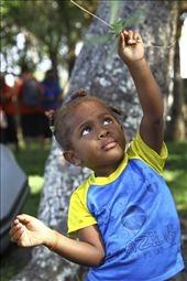 Future of the Pacific:

A young girl plays with a wind spinner made for her by one of the pacific voyagers standing in the background. She represents the future of the pacific, the future that Te Mana o Te Moana sailed across the pacific for, raising awareness and inspiring action to protect and care for our oceans.: by rawhitiroa, Views[833]