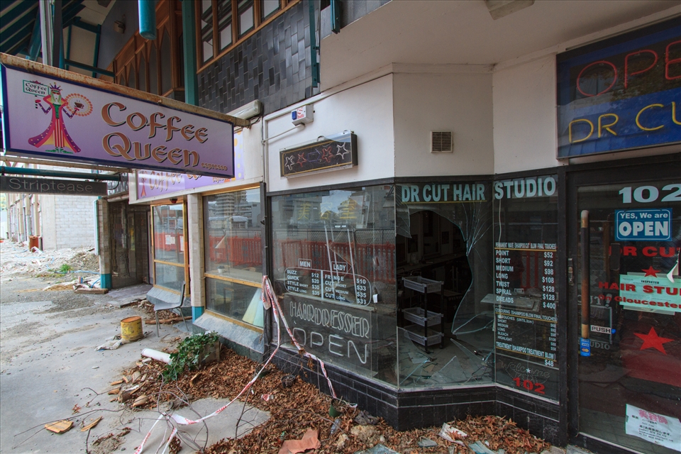 25 months after the 6.3 earthquake struck Christchurch on February 22, 2011, the effects are still strikingly visible. After arriving into the city I made my way to the CBD and started to explore the red zone, areas of the city still closed off to the public. The damage was shocking. It is one thing to watch news reports on TV, but walking amongst the reality of it was surreal. It was hard not to feel as if I was walking on a movie set, this was so far beyond anything I had ever experienced. It was all very interesting and sad at the same time. It was hard not to feel a small level of guilt walking around and taking photos. 