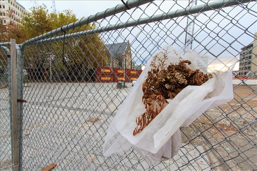 A fence bordering the red zone. Enclosed within what is arguably the heart of the city, the Christchurch Cathedral. The damaged cathedral has come to symbolize the February 2011 earthquake.  What was a source of pride for the people of Christchurch is now a source of debate and conflict. The debate to restore the cathedral or build a new cathedral in its place brings to light the issues facing the city and its citizens.