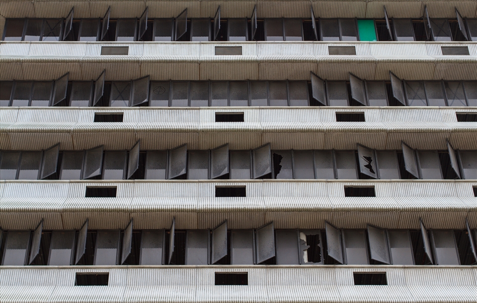 A shell of what once was. An office building waits to be demolished to make way for a new Christchurch. What really stood out was the silence. To be in the central business district of a major city yet to have it be so silent added to this overall surreal experience.