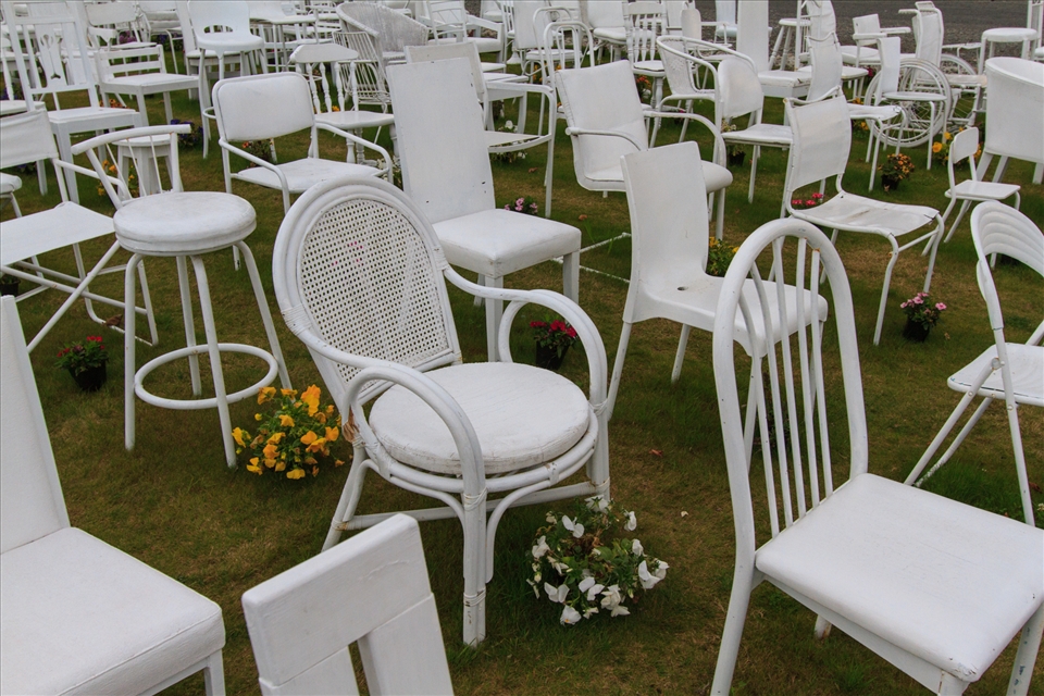 A memorial consisting 185 empty chairs, each unique to represent the people who died in the February 2011 earthquake. It's easy to become over whelmed by the structural damage in the city, especially as a visitor. This memorial, created by local artist Pete Majendie, is a striking visual representation of the humanity of the earthquakes.