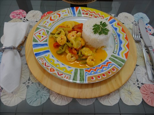 Best way to eat it, with white rice.