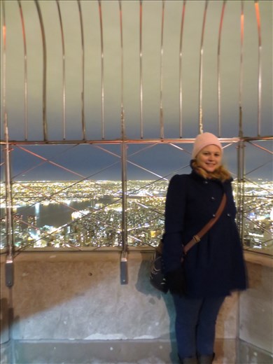 Top of Empire State at midnight