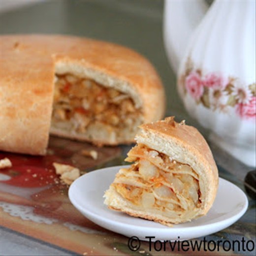 Baked and Cut into Slices