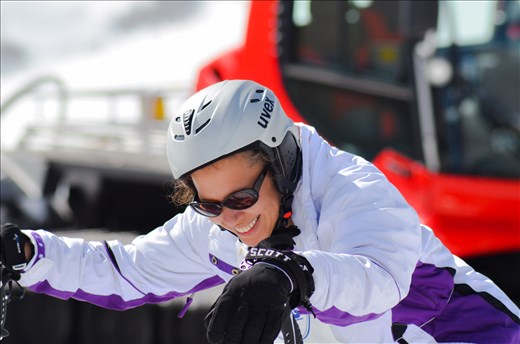 Expressions of A Winner - My first ski trip with my eldest sister was amazing. Seeing her compete, win and capture that priceless moment as she found out her qualifying time, was amazing. The joy on her face speaks volumes.