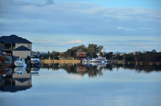 This was a house popped up from my dream, out of nowhere. The scenery was beautiful. The wind, the sea and the sky were so calm for a perfect boating trip to the peel inlet of Mandurah with mates. The town towards the left of the picture is a phenomenal one as its multi-million houses and the local economy were fueled by the recent mining boom of Western Australia. Towards the left, it is the marine sanctuary for birds and marine species.
