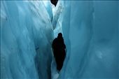 His lone black figure slipped ahead through the creaking, towering ice walls : by rhiellis, Views[186]