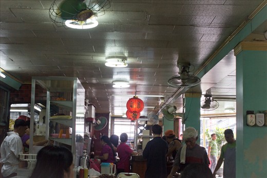 A pre-war Chinese restaurant. The place is called Delicious Restaurant. 