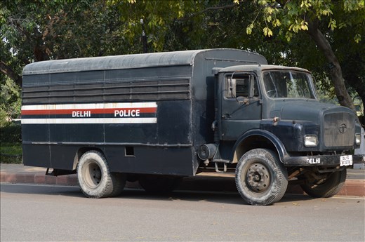 Delhi Police van