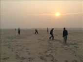 Cricket on the banks of the Ganges: by richardwatkins, Views[210]