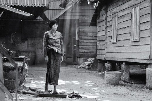 Living a simple life is the monastic way of life. I am nowhere as knowledgeable as perhaps most of the general public of what Buddhism and the practice of Dharma are, but what I witnessed when I visited this monastery at the heart of Siem Reap, Cambodia is the simplicity and the gentle nature of the Buddhist nuns. Here, before splitting some wood, a Buddhist nun calmly stood up against a backdrop of ethereal light rays. 