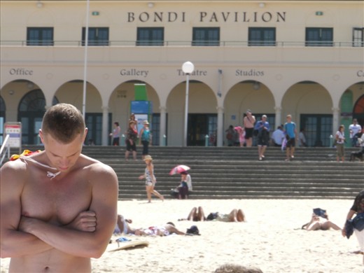 waiting...umbrella elsewhere...