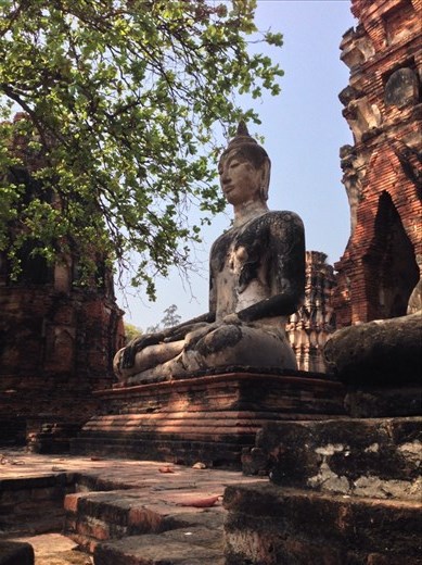 Ayutthaya intact Buddha 