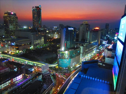 Bangkok from the city core