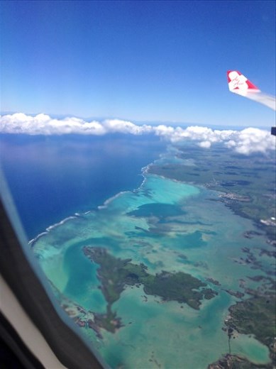 Air Asia's inexpensive and short-lived flight across the Indian Ocean from Kuala Lumpur to Mauritius.