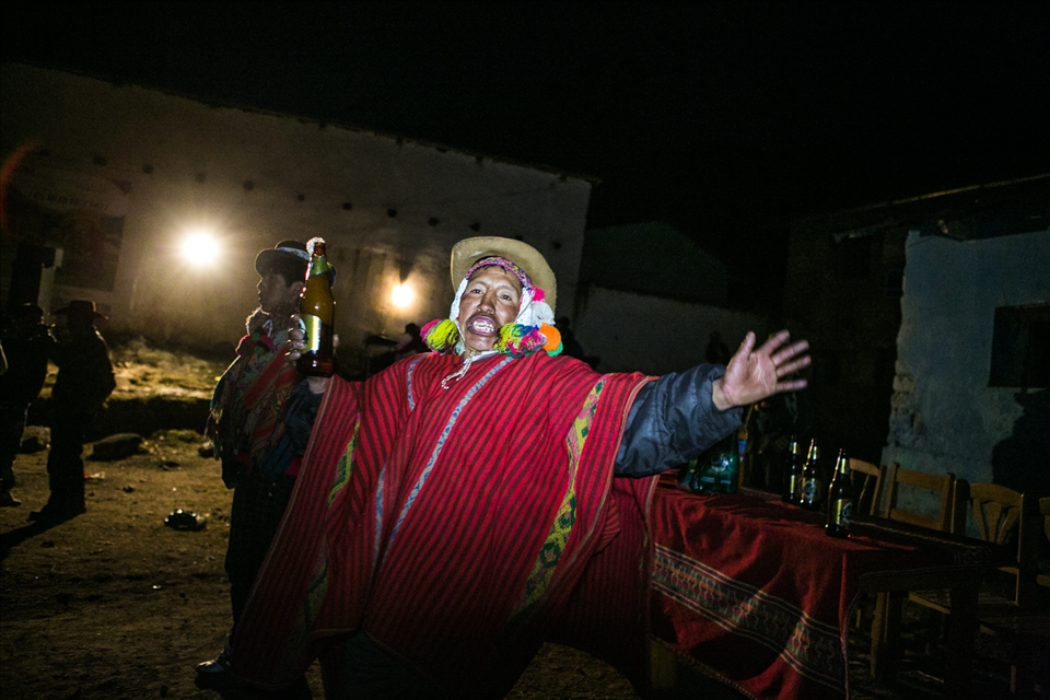 chilluhuani, peruvian community up in the andes, 4000m above sea level