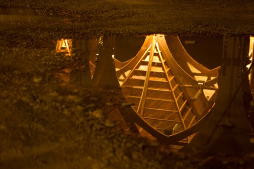 Even in the rubles, it still reflect's the intricate beauty of  the city's history 